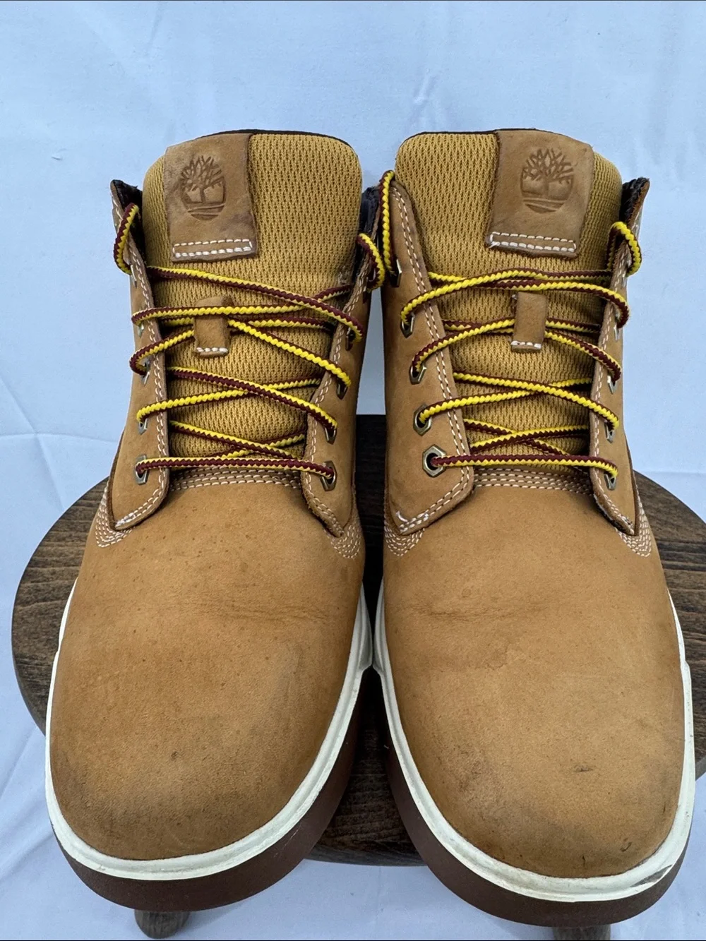 Timberland Men's Maple Grove Wheat Nubuck Leather Chukka Boots, sz 9
